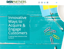 Tablet Screenshot of datapartners.com